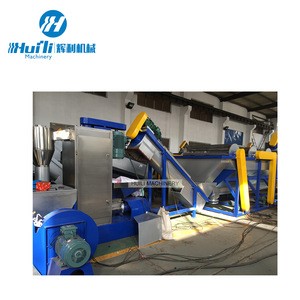 Waste plastic bottle recycling equipment PET water bottle reprocessing and recycling production line