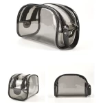 waterproof clear Makeup Bags Cosmetic Case Organizer custom logo Travel Makeup Case With Storage Bag