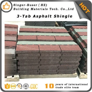 Waterproof roofing materials shingles low price asphalt felt coil roofing shingles