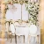 Import white leather stainless steel fancy wedding gold metal dining chairs from China
