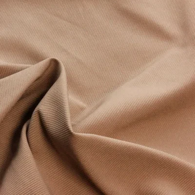 Wholesale 100% Polyester 75D*150d Weft Elastic Fabric Twill Fabric for Formal Suiting Fabric