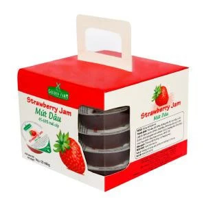 Wholesale 14gx 20 pieces Strawberry Jam. 45-60% Fruit with box Made In Vietnam.