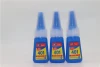 Wholesale 15Ml 401 Blue Bottle Instant Nail Art Glue For Tip Tools,Stick Drilling Glue