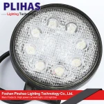 Wholesale 24W 1080lm led car headlight motorcycles headlamp led work lamp round spotlight for truck trailer tractor