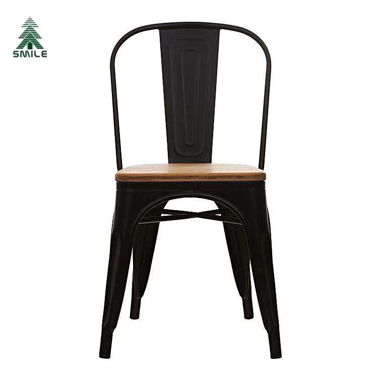 Wholesale Best price modern industrial style stackable vintage dining cafe restaurant cafeteria bistro iron tolix metal chair