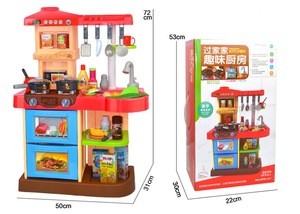 Wholesale boys and girls play house toy set children&#39;s large kitchen toys