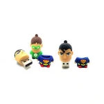 Wholesale bulk mini 3.0 memory plastic pvc cartoon character usb flash drive