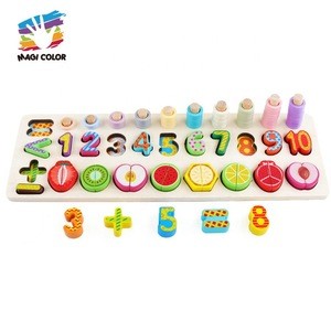 wholesale colorful wooden educational toy for kids W14A183