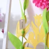 Wholesale creative ecofriendly diy 3d paper craft beautiful flower for home decor