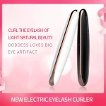 Wholesale Electric Heated Eyelash Curler Custom Beauty Tools Natural Curl Eyelashes Extensions