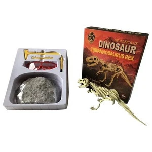 Wholesale excavation toys fossil dinosaur skeleton dig kit educational toys kids