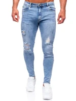 WHOLESALE FACTORY WHOLESALE COTTON/POLY/RAYON/SP BLEND STOCK DENIM FABRIC FOR STRETCH PANTS