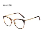 Wholesale Fashion Super Light Resin Sheet Small Vintage Round Glasses