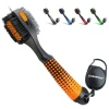 Wholesale golf accessories golf club cleaning brush sharpener 2 side Brush