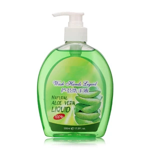 Wholesale Healthy 500ml Moisturizing Cleansing Care Aloe Lemon Cheap Hand Wash Custom Hand Sanitizer Sanitizers Container