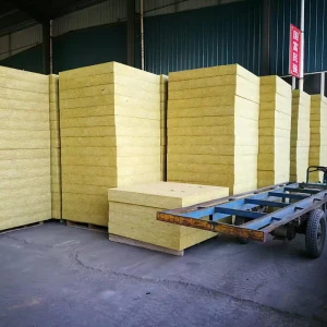 Wholesale high quality mineral wool fireproof building material external wall thermal insulation rock wool board
