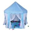 Wholesale Indoor Kids Castle Tent / Blue Pink Hexagon Children Play Tent