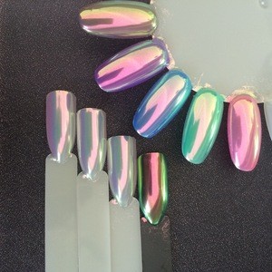 Wholesale mirror chrome nail powder aurora pigment nail powder