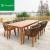 Wholesale New Design Outdoor Garden Patio Teak Furniture Table and Chair for Dining Room