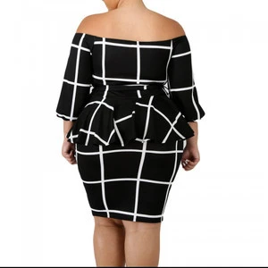 Wholesale New Designs Sexy Plus Size Dress Skirts, Ladies 3XL Plus Size Dress