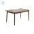 Import Wholesale nordic style 160cm brown color dining room furniture solid wood dining table in low price from China
