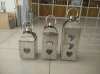 Wholesale outdoor stainless steel and glass Hurricane Lantern CCD-9626