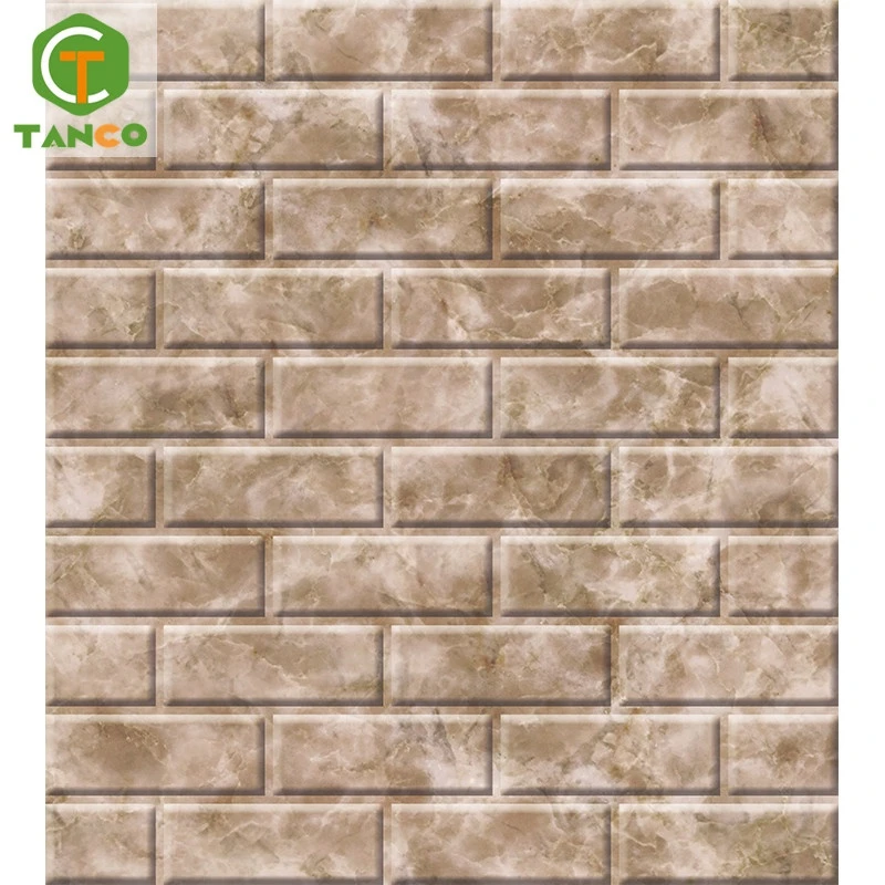 Wholesale papel de parede home decor TV background self-adhesive wall stickers pe foam wall paper brick wallpaper 3d foam