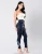 Import Wholesale Plus Size Skinny Tight Flower Zipper Pockets Pants Jeans Women from China