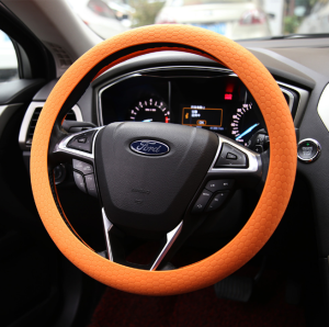 Wholesale Price Custom Car Accessories Durable Silicone Steering Wheel Cover for Car