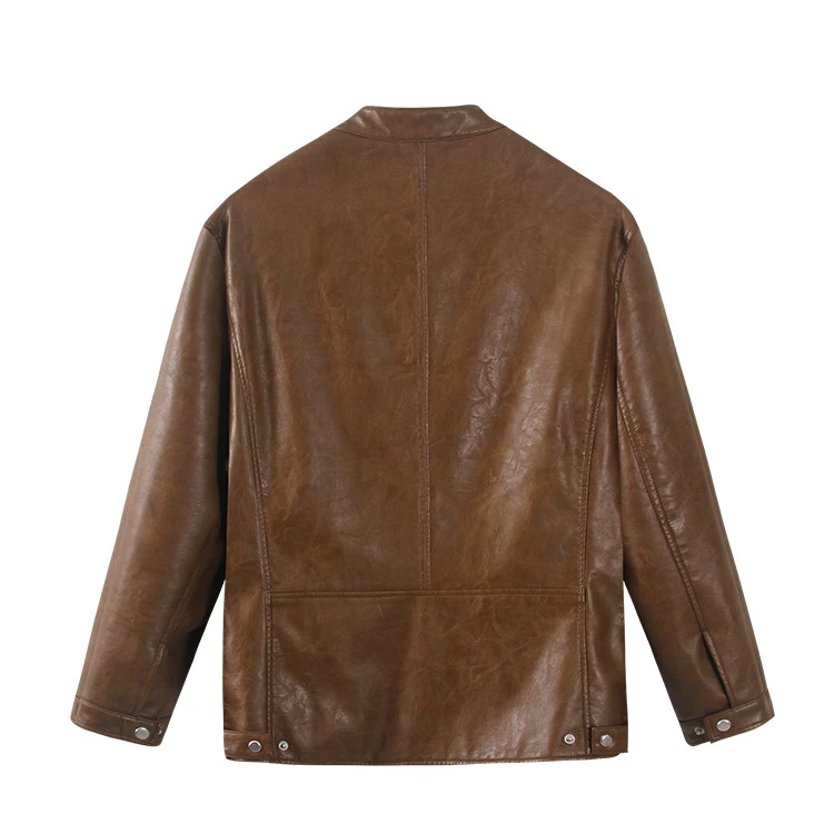 Wholesale price MEN-PU001 pu leather jacket men