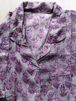 Wholesale soft Cotton night wear Free size Hand Block Printed Pajama Sets