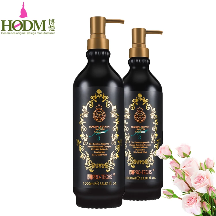 Wholesale Sulfate and Paraben Free Keratin Smooth Silky Daily Shampoo 500ml