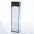 Import Wholesale Transparent Square Shape Water Bottle Portable Wood Lid Sport Water Drinking Bottle from China