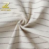 Wholesale woven linen plaid style 100% linen fabric for cloth purses