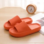 Wholesales Women Comfortable EVA Non-slip candy color Bathroom Lady Slipper for Women Flip Flops Sandals Custom Slide