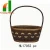 Import wicker shopping basket baby wicker moses basket from China