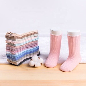 Winter thick thermal new arrivals pure color cotton baby socks
