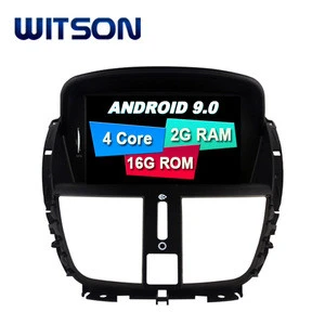 WITSON Android 9.0 Car DVD Multimedia Player For PEUGEOT 207 207CC 2007-2014 Car Audio Video