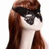 women Black butterfly lace new design fasion party eye mask