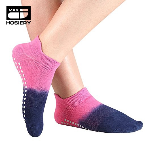 Women&#39;s Grip Socks for Yoga Pilates Barre Dance Ombre Dyed Non Slip anti-slip socks