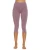 Import Women&#39;s High Waisted Capri Yoga Pants - Dusty Lavender from USA