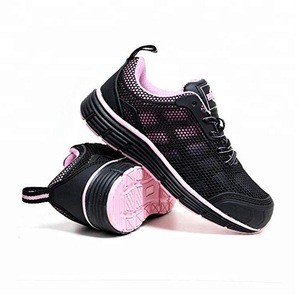 Womens Lightweight sportive breathable Sport Style Safety Shoes