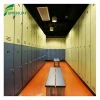 Wooden grain 6 door lockers suitable to gym fitness equipment