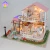 Import Wooden miniature dollhouse hot sale wooden toys colorful doll house wood kids toys garden from China