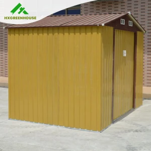 Wooden outdoor garden storage shed HX81122-B
