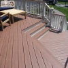 WPC composite outdoor decking / terrace flooring/ solid hard wood board