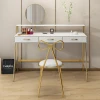 Wrought iron dressing table with drawers, dressing table, bedroom dressing table and chair