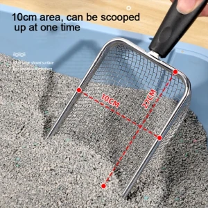 YOSHI - Cat Litter Shovel Stainless Steel Shovel Bentonite Dedicated Shovel Rugged And Durable Pet Supplies