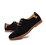 z10065a real picture plus size fashion shoes men genuine leather mens casual shoes