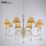 Zhongshan  vintage Beige  aluminum outdoor Contemporary Chandelier Pendant Lights